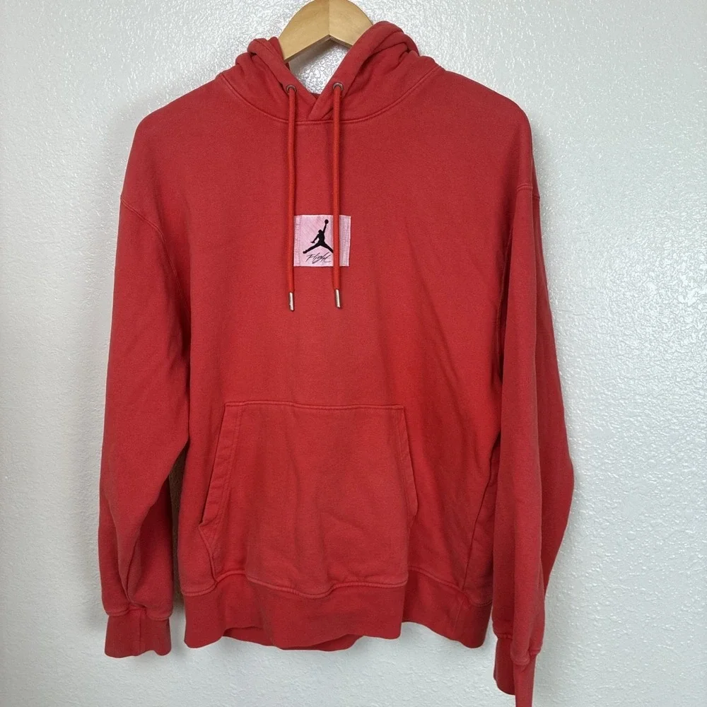 Nike Air Jordan Flight Hoodie Red Super Clean Classic Style Soft Street Core M